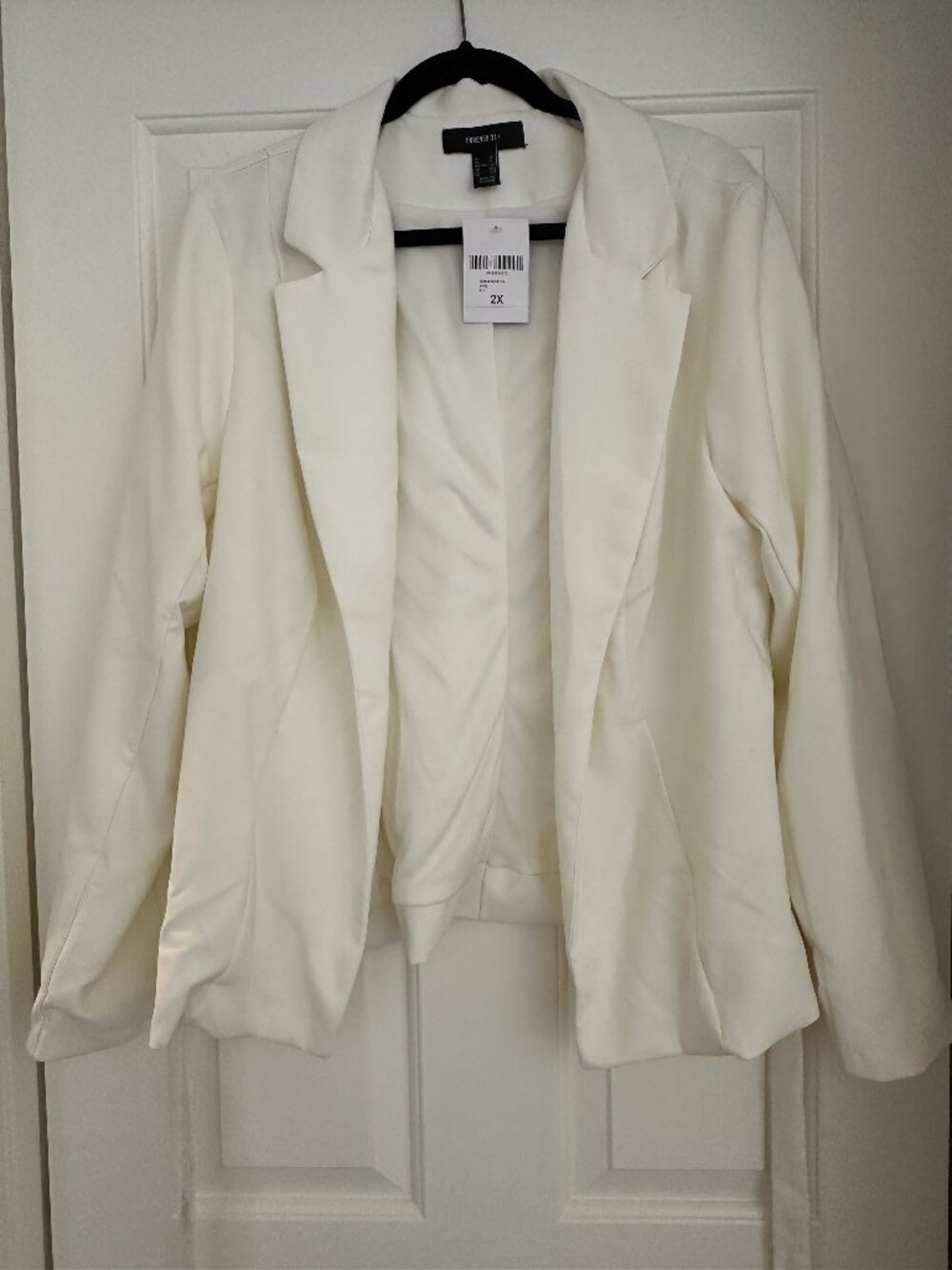 Forever 21+ women's plus-size open-front blazer
